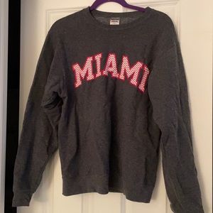Miami University crewneck